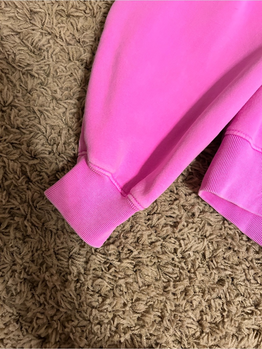 GAP neon pink arch logo cropped hoodie size XS - Picture 5 of 9